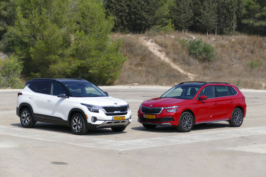 קיה סלטוס מול סקודה קאמיק קיה סלטוס מול סקודה קאמיק